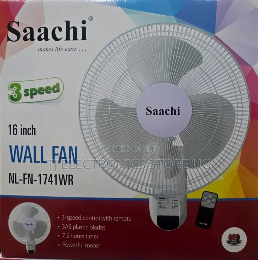 Saachi Wall Fan With Remote