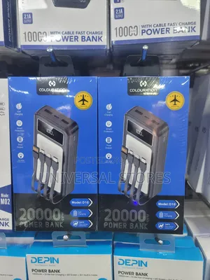 Colouration Brand 20000mAh Power Bank (Model: D10)