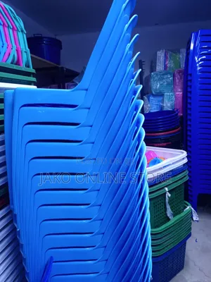 Arm Less Chairs - Blue