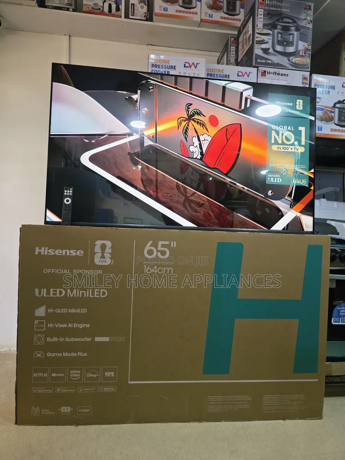 2026 Model Hisense 65inches ULED-MiniLed-4k Vidaa Smart TV