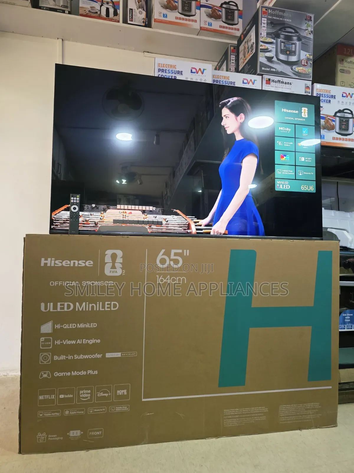 2026 Model Hisense 65inches ULED-MiniLed-4k Vidaa Smart TV