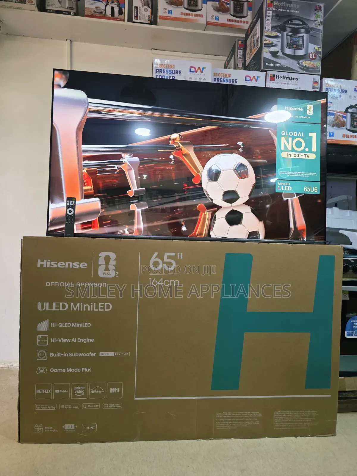 Brand New 2026 Hisense 65inches Uled-MiniLed-4k Quantum Dot Display TV