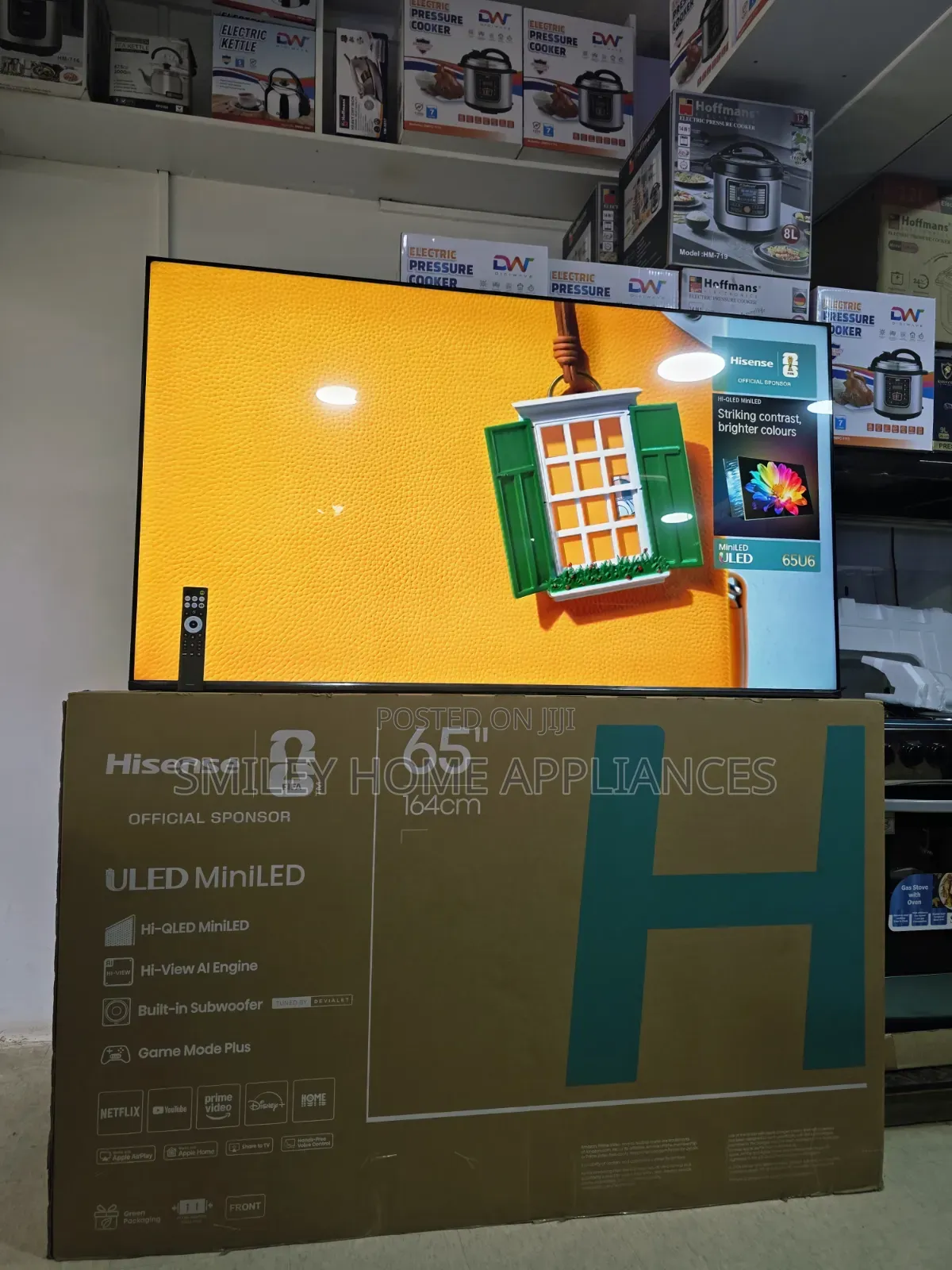 Brand New 2026 Hisense 65inches Uled-MiniLed-4k Quantum Dot Display TV