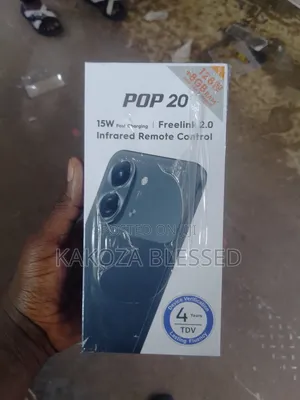 New Tecno Pop 20 128 GB Black