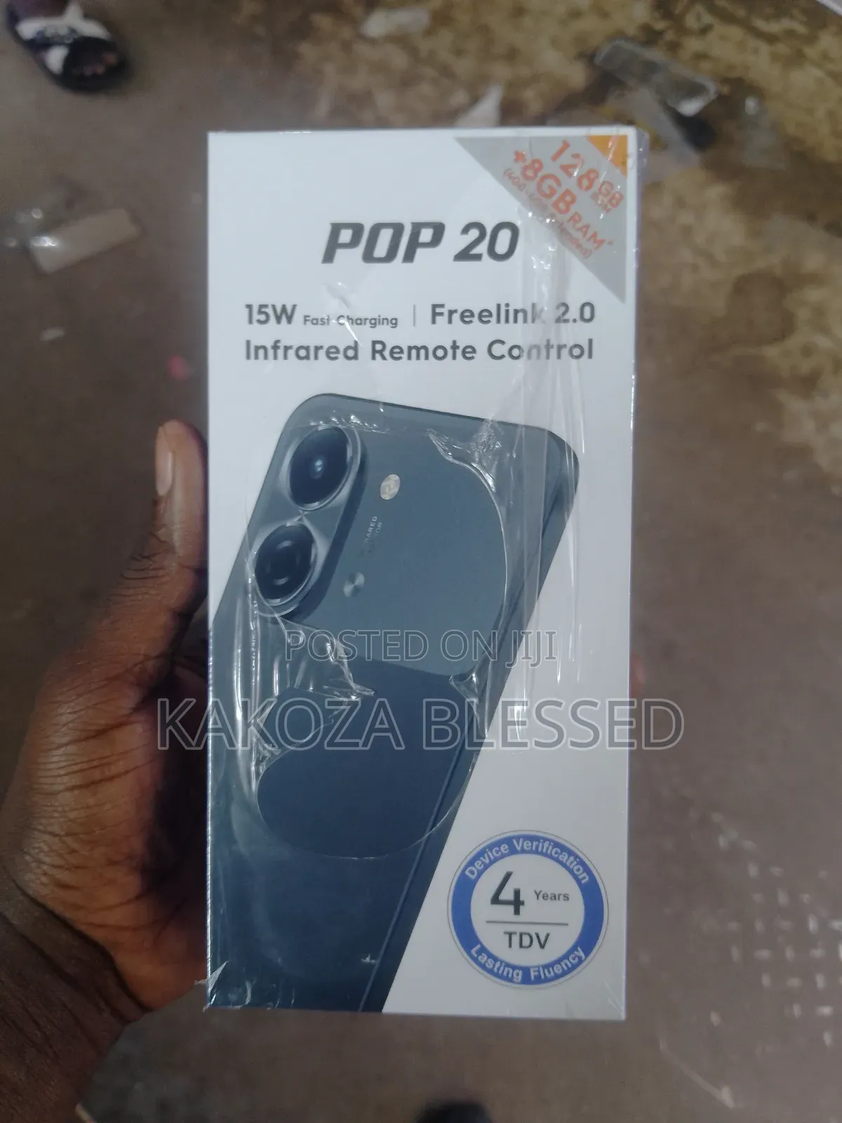 New Tecno Pop 20 128 GB Black
