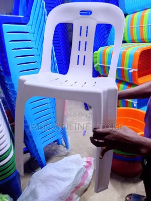 Arm Less Chairs - White