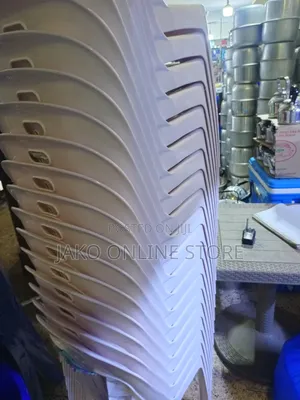 Arm Less Chairs - White