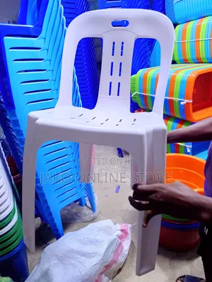 Arm Less Chairs - White