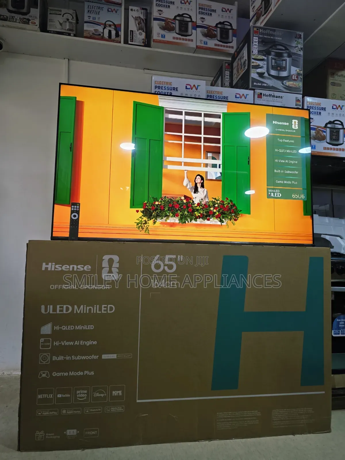 2026 Brand New Hisense U6 Pro Series Uled MiniLED-4k 65inches Smart TV