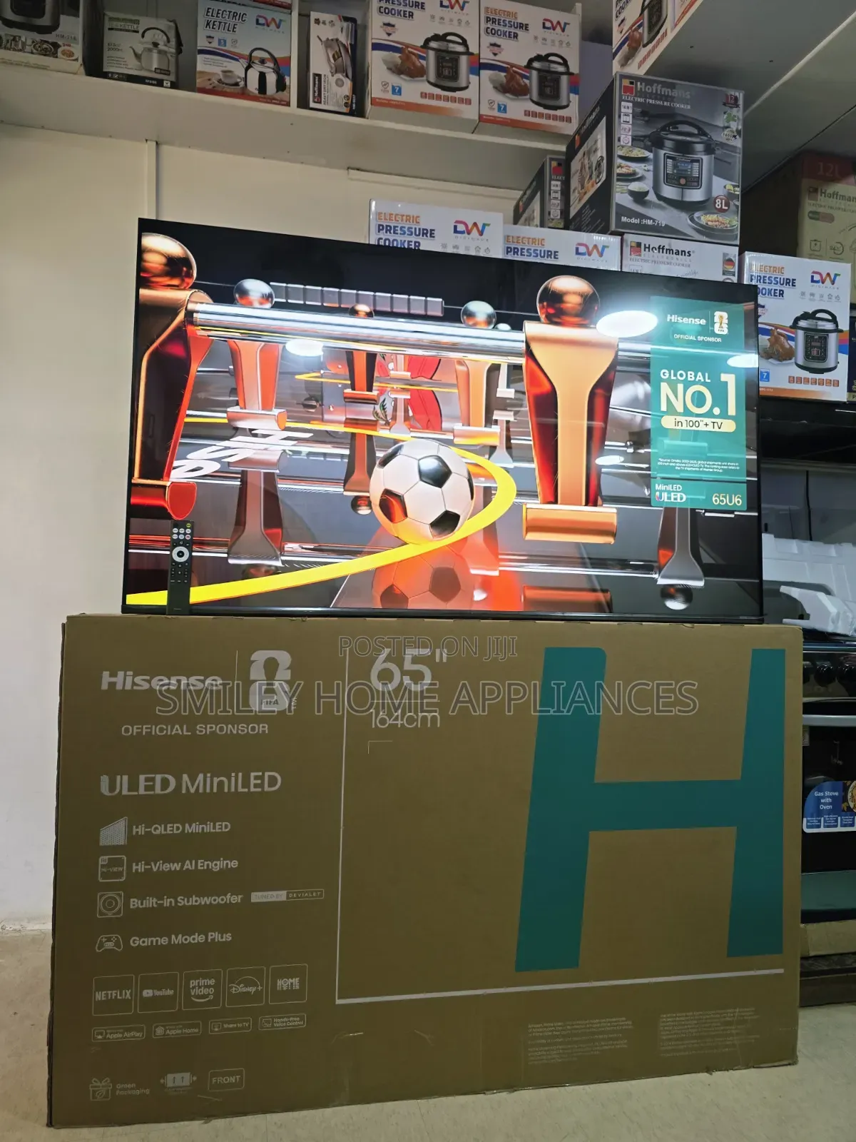 Brand New 2026 Hisense Hi-Qled4k MiniLed 65inches U6 Pro Series TV