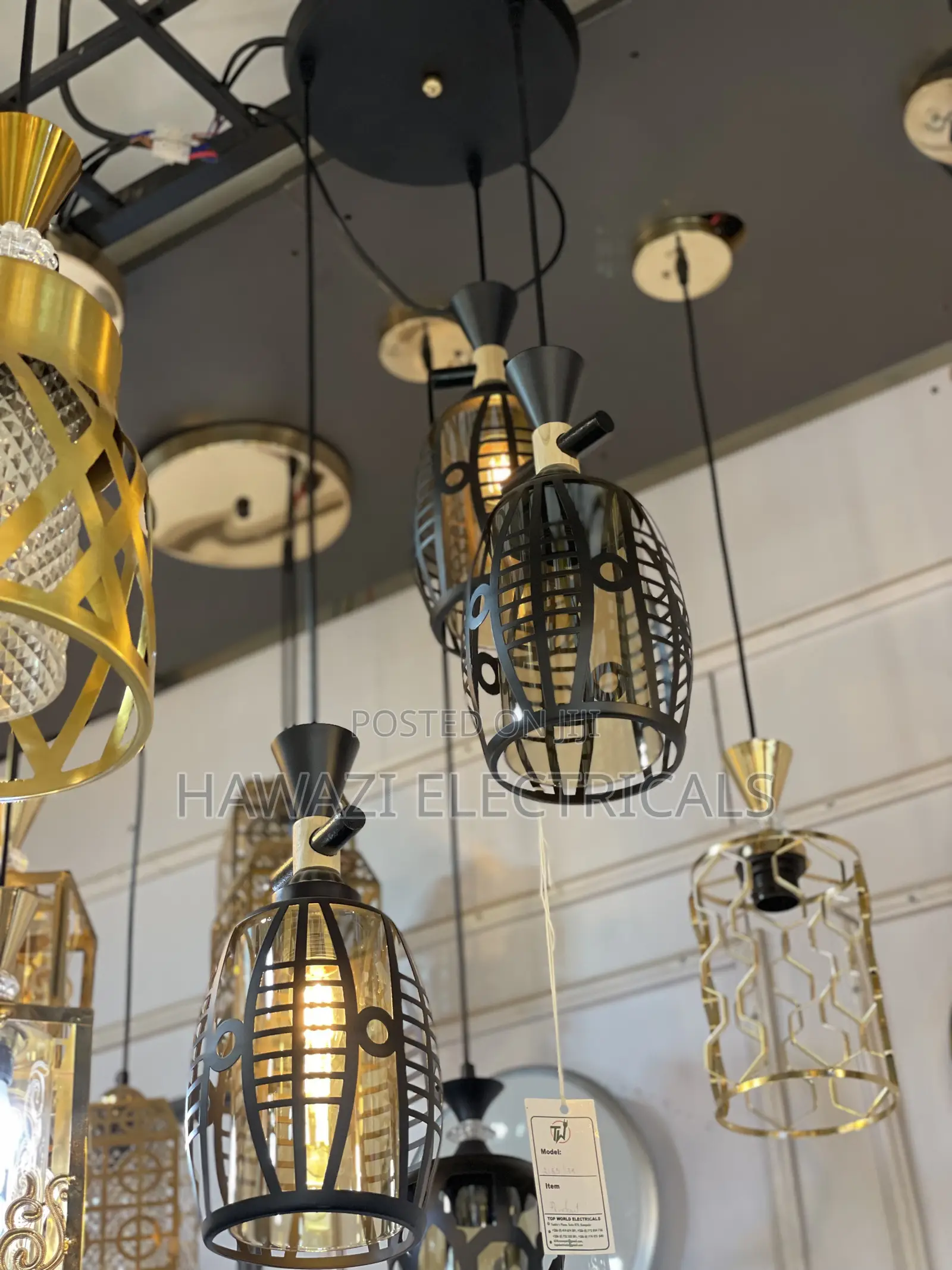 3in 1 Pendant Lights With Bulb Holders