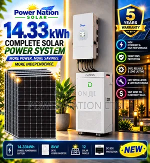 14kwh 48v Massive Clean Energy Hybrid/Lithium Solar System Full Kit