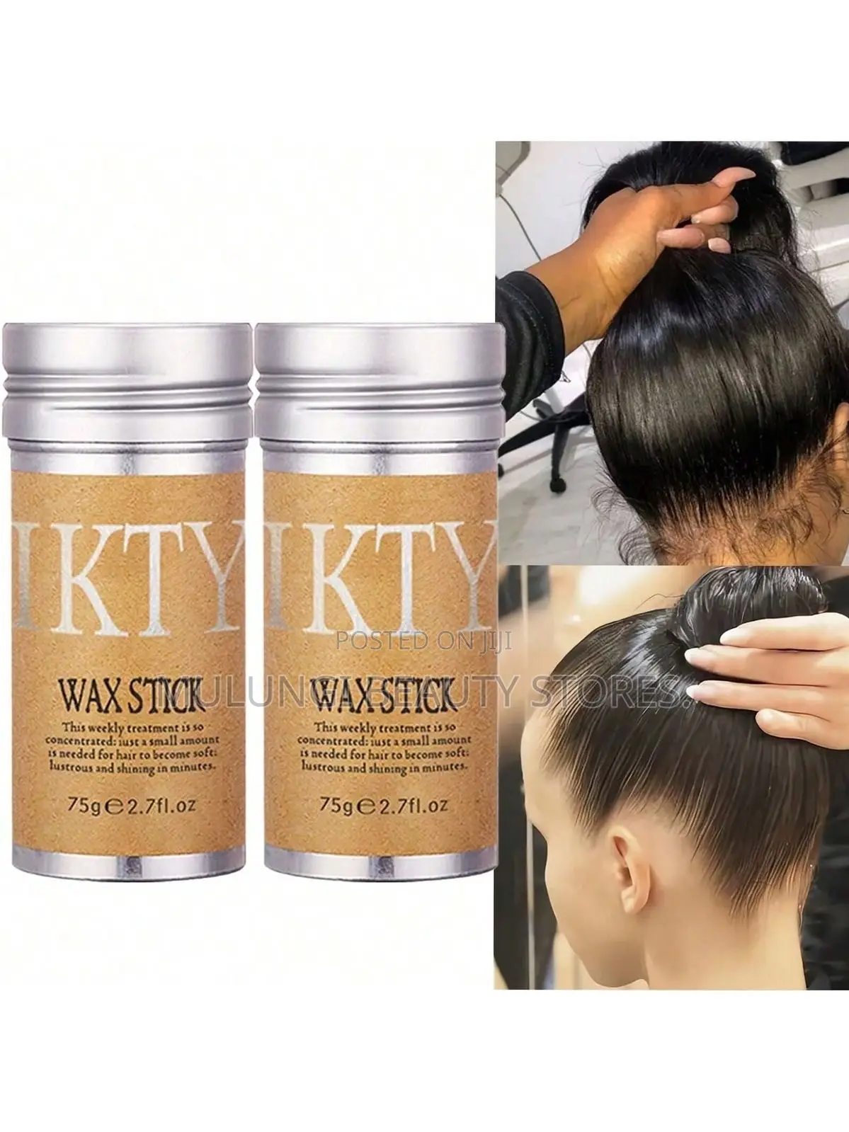 IKT Hair Wax Stick (75g Control Flyaways, Smooth Edges,l