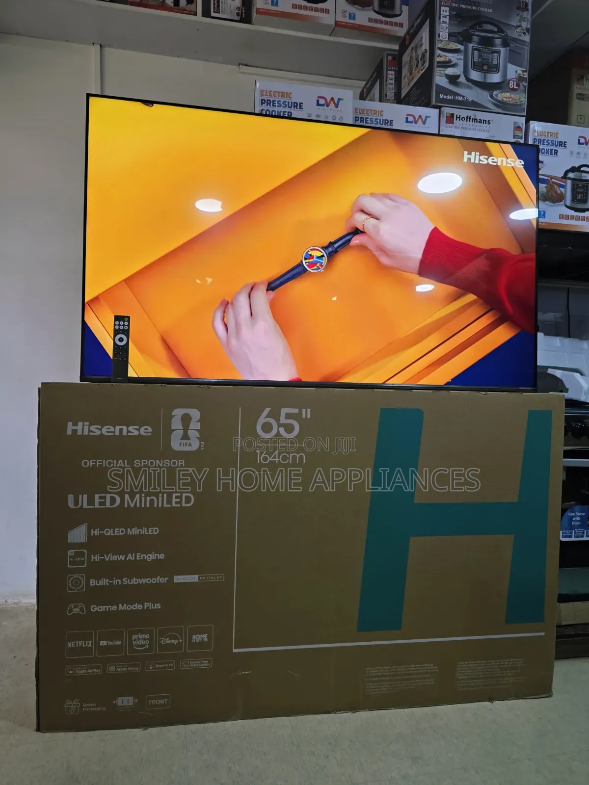 U6Pro Series Hisense 65inches Hi-Qled4k MiniLED Quantum Dot Display TV
