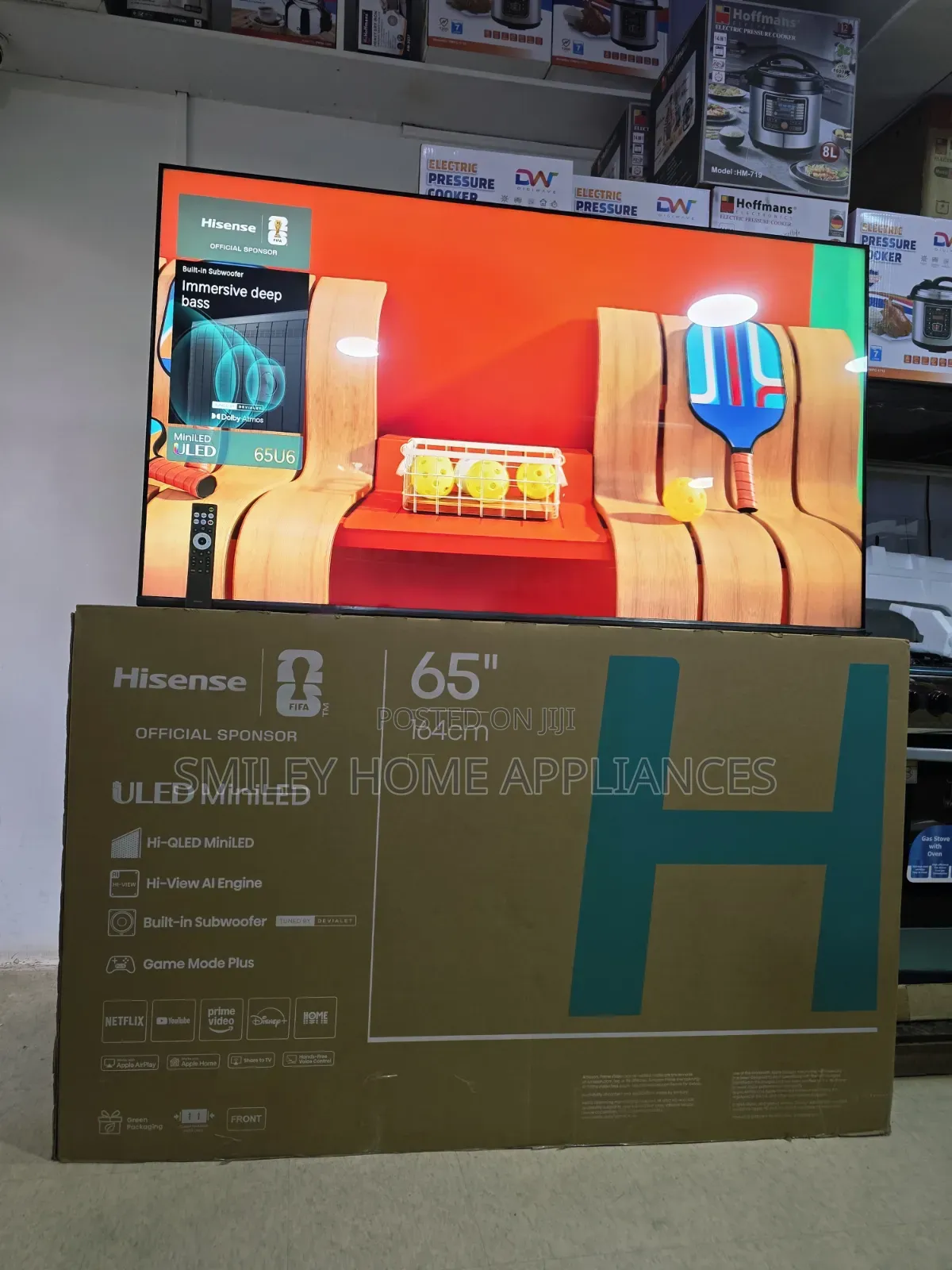 New Model 2026 Hisense U6 Pro Series Uled-MiniLed-4k Vidaa Smart TV
