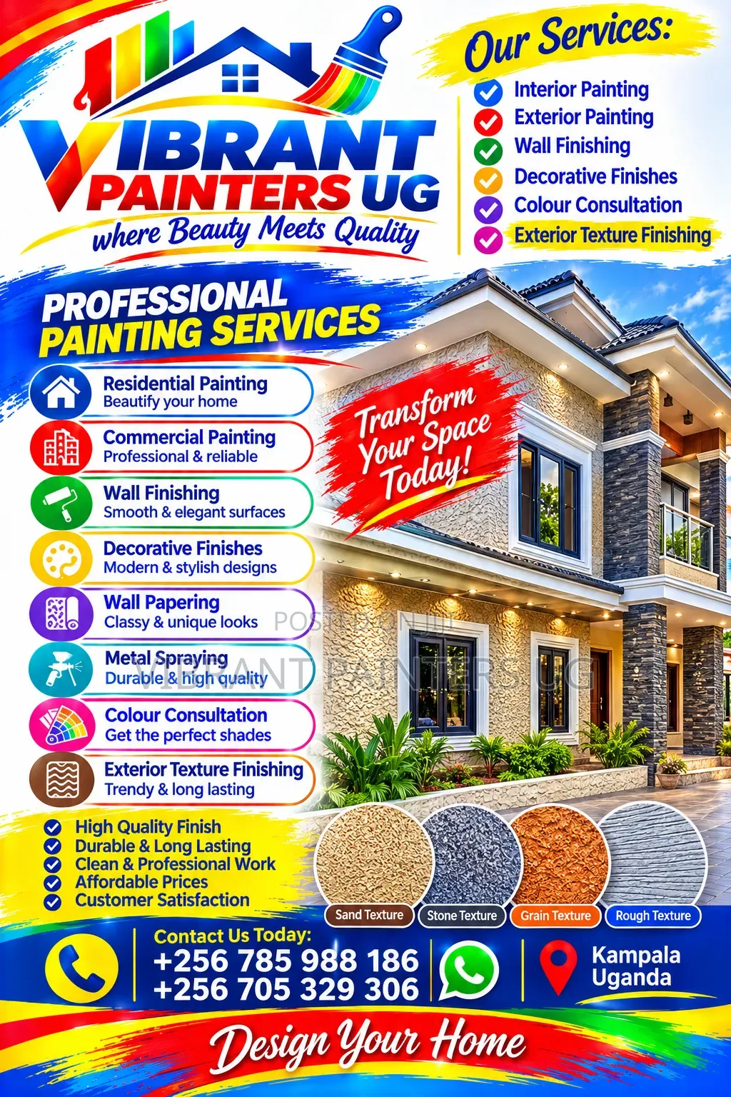 Exterior Texture Painting Book Now