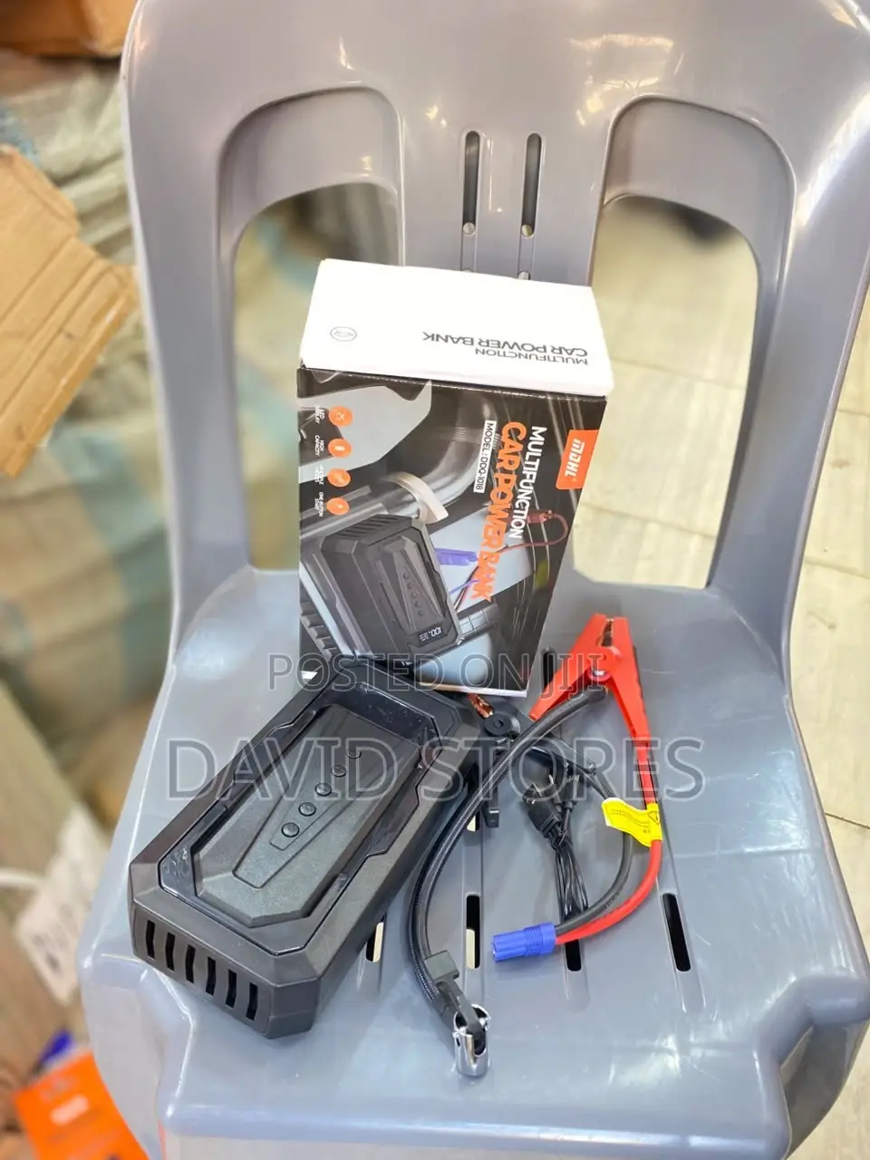 2-in-1 Emergency Car Jump Starter & Air Compressor – Portable Roadside