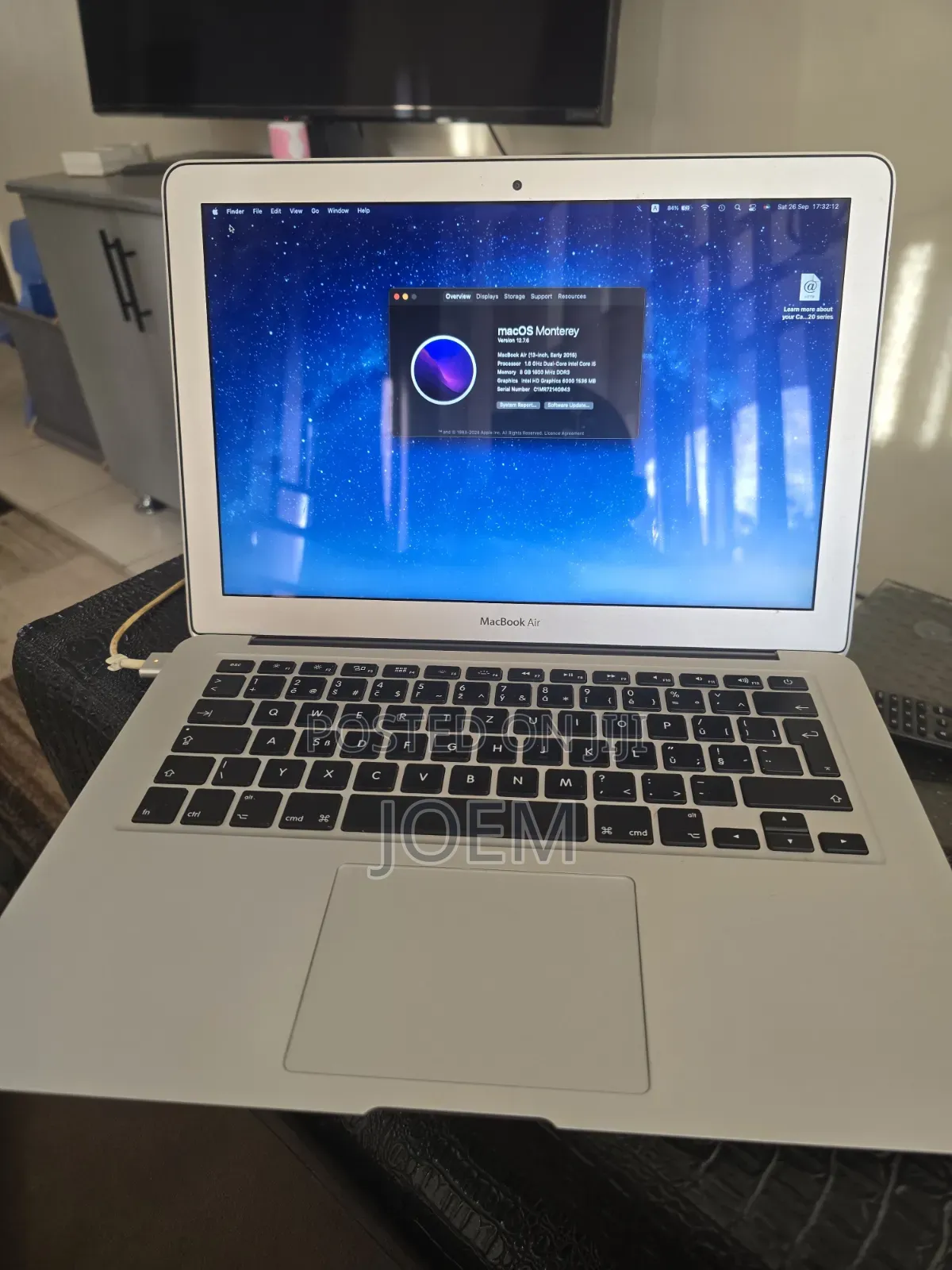 Laptop Apple MacBook Air 2015 8GB Intel Core i5 SSD 128GB