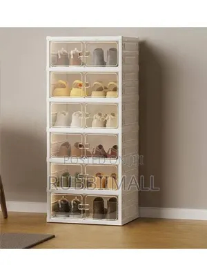 Dust Proof Shoe Rack - 6 Layers
