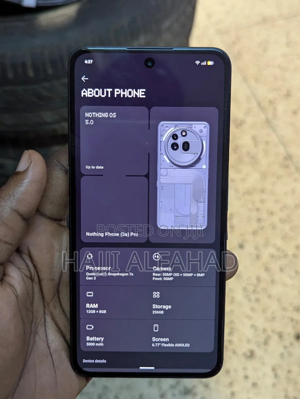 Nothing Phone 3a Pro 256 GB Gray