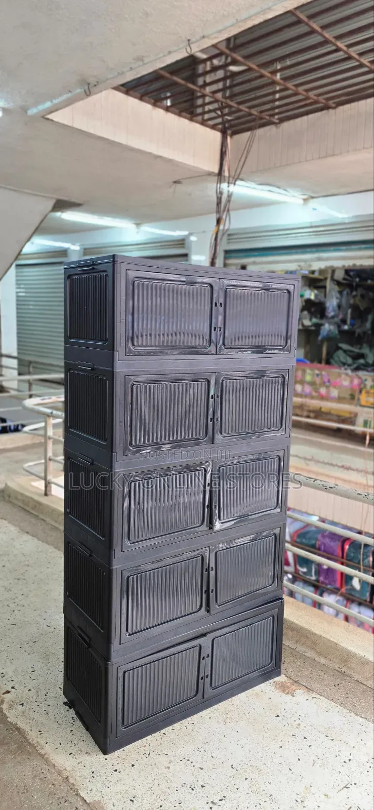 5Tier Foldable Storage Cabinet