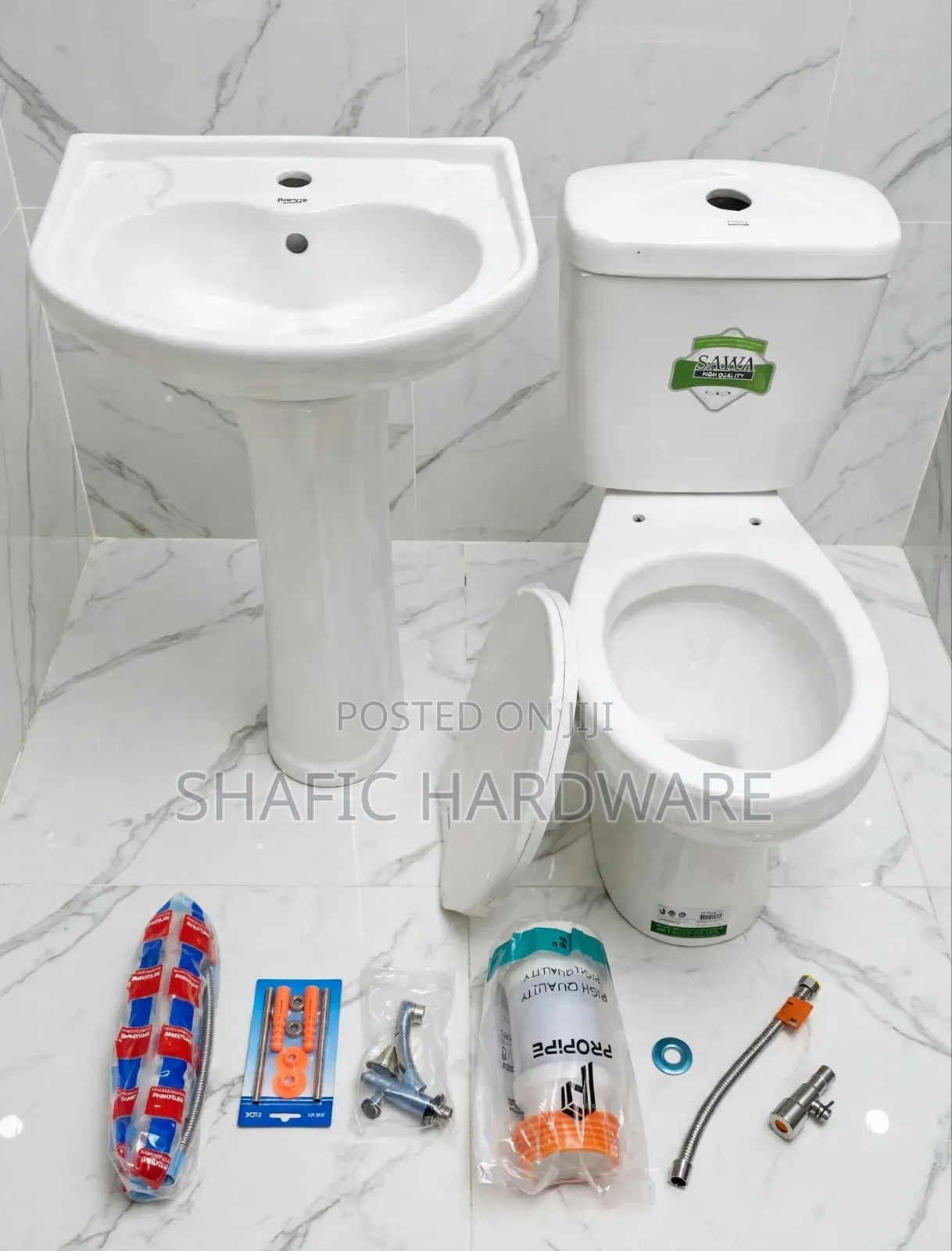 Toilet Seat Completely Set With Accessories Sawa Good Quality All Type