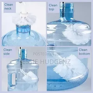 360° Rotating Brush, Long Handle, for Water Can & Bottles