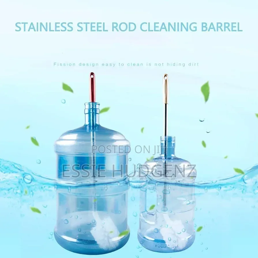 360° Rotating Brush, Long Handle, for Water Can & Bottles