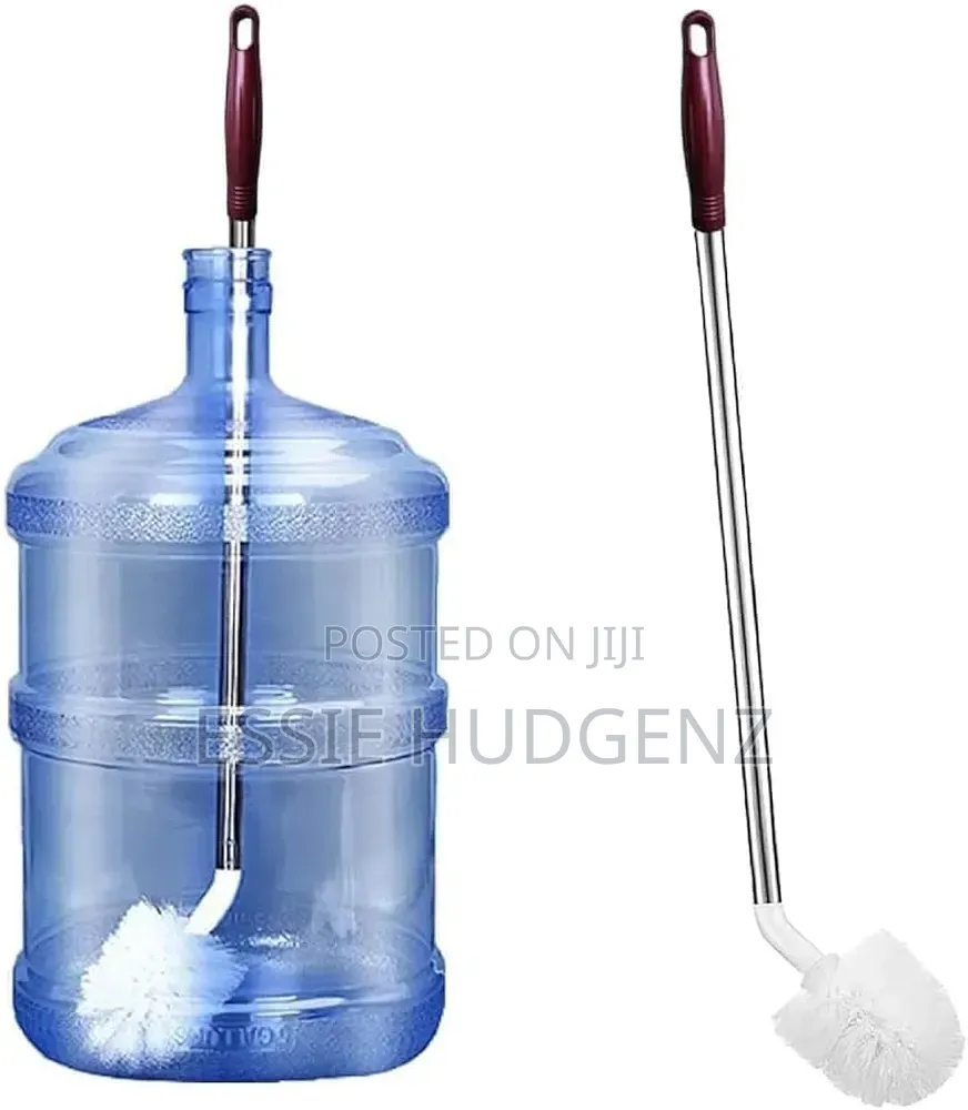 360° Rotating Brush, Long Handle, for Water Can & Bottles