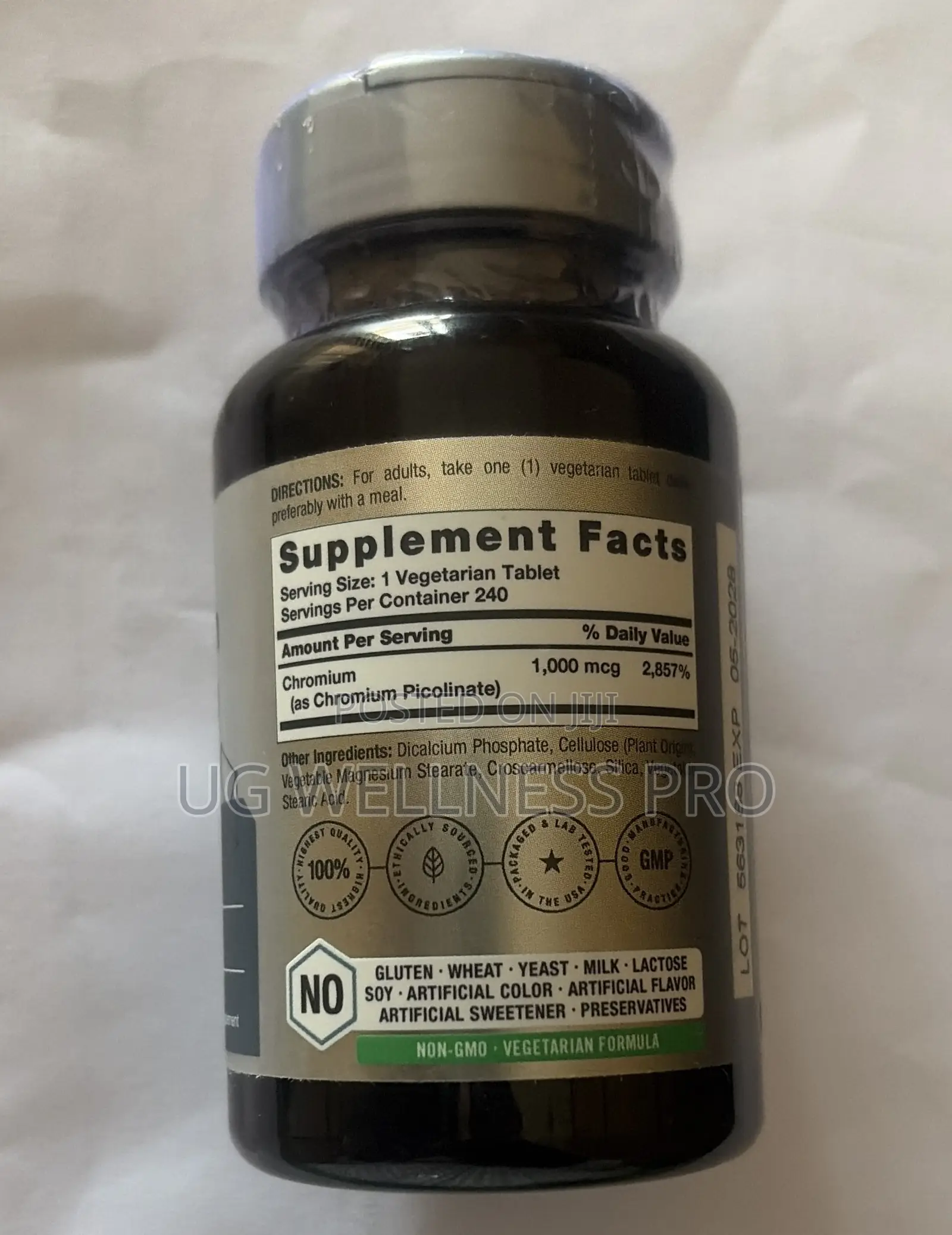 Chromium Picolinate 1000mcg 240 Veg Caps Metabolism & Sugar Support