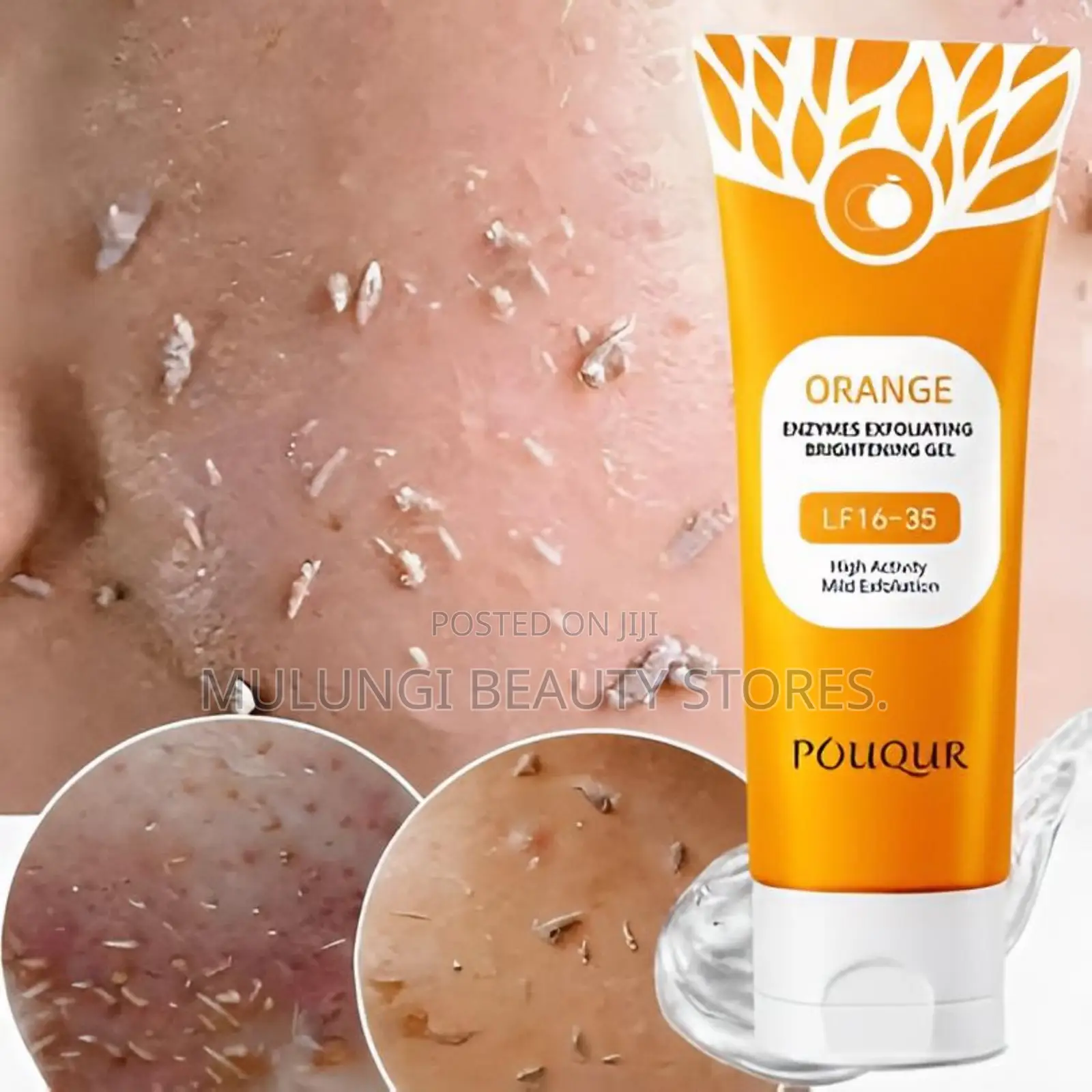 Pouqur Orange Enzymes Exfoliating Brightening Gel