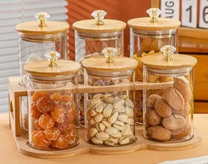 6pc Glass Canister Set.