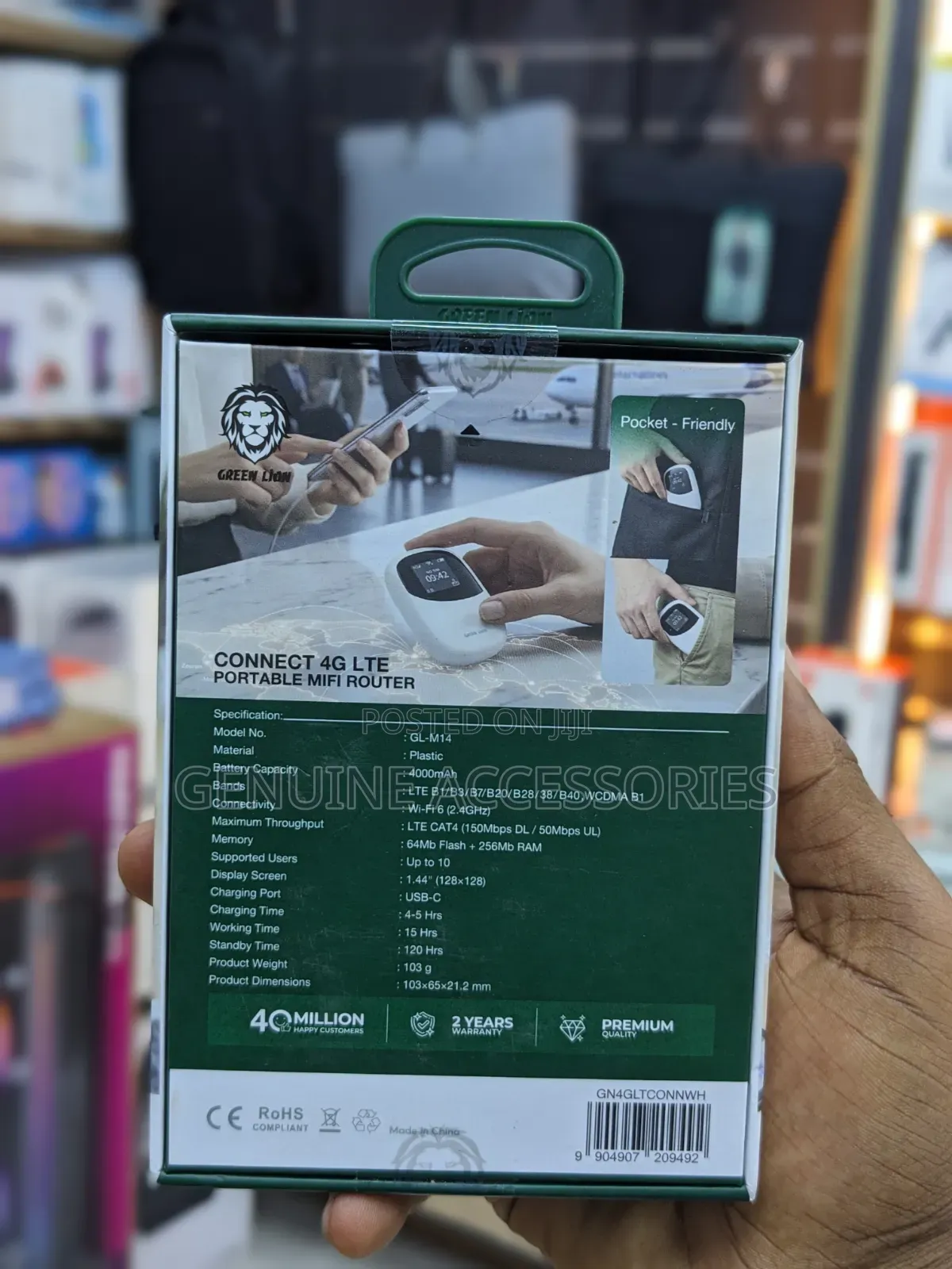 Green Lion Connect 4G LTE Portable Mifi Router