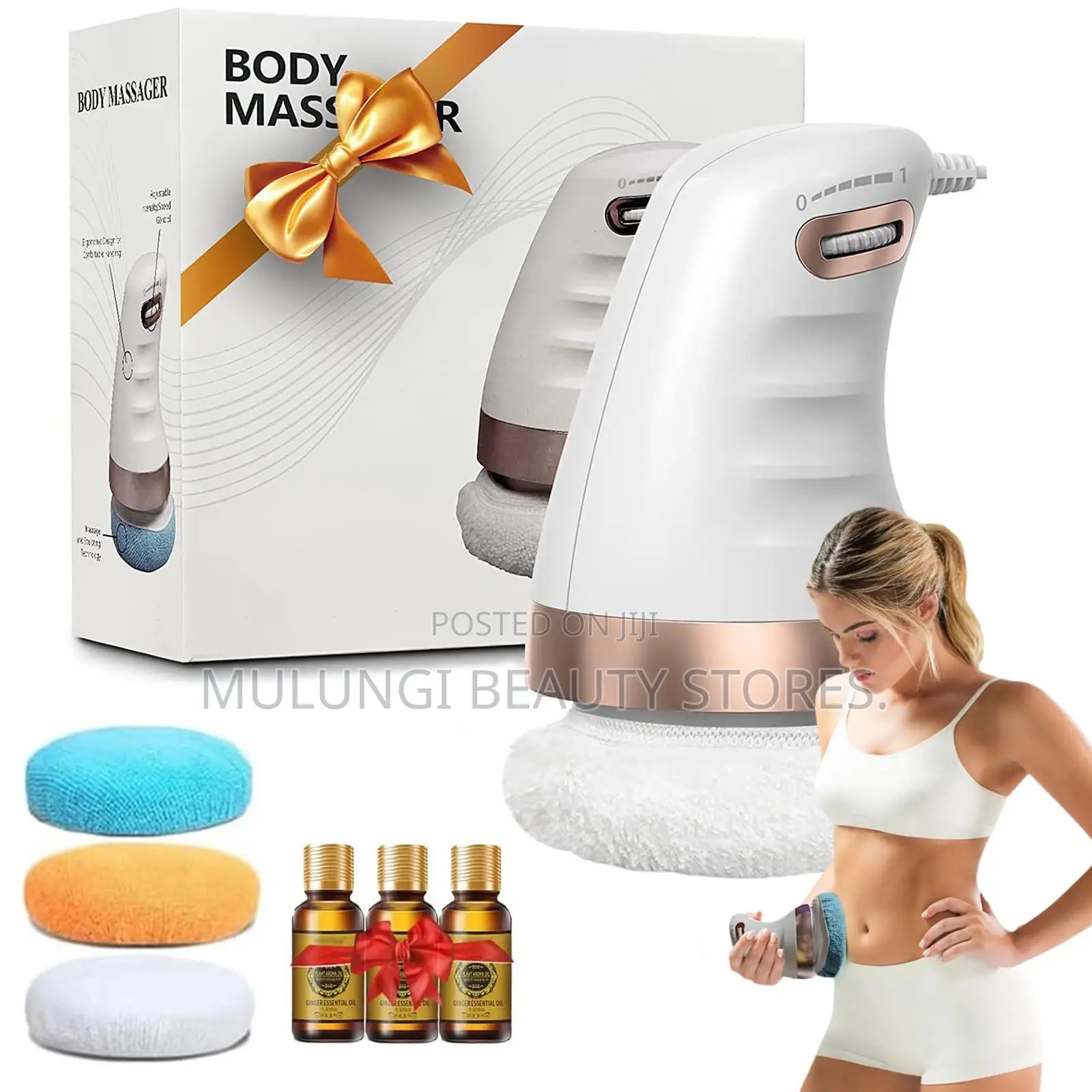 Sculpting and Cellulite Massager With Interchangeable Pad