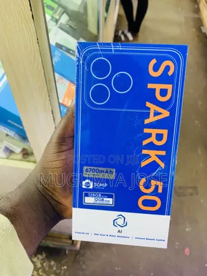 New Tecno Spark 50 128 GB Black