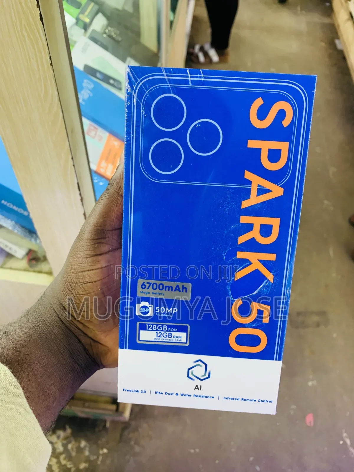 New Tecno Spark 50 128 GB Black