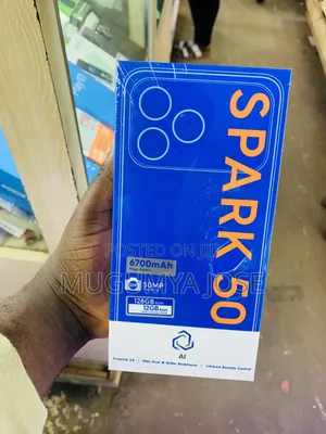 New Tecno Spark 50 128 GB Black