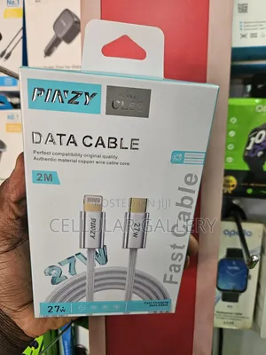 Pinzy 27W USB-C to Lightning Fast Braided Cable 2m