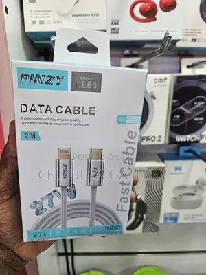 Pinzy 27W USB-C to Lightning Fast Braided Cable 2m