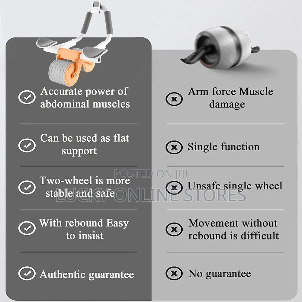 Automatic Rebound Abdominal Roller