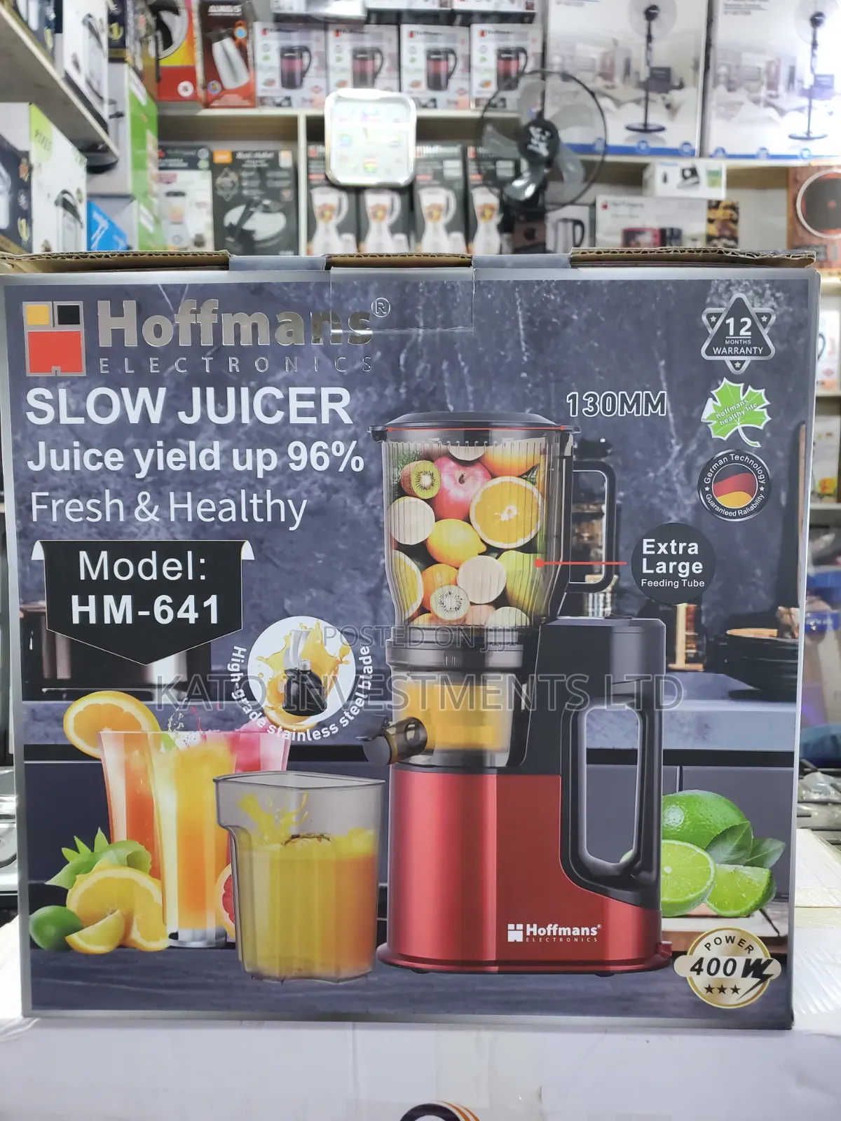 Etra Large Feeding Tube Slow Juicer 641