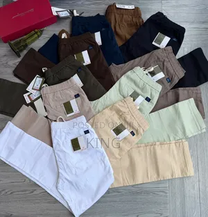 Casual Linen Trousers Neutral Tones