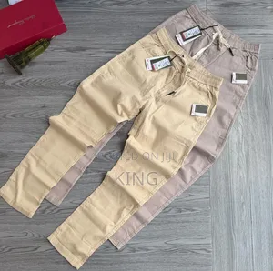 Casual Linen Trousers Neutral Tones