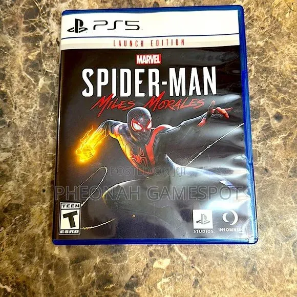 Spiderman Miles Morales Game Cd for Ps5. Need This Web-Slinging Game