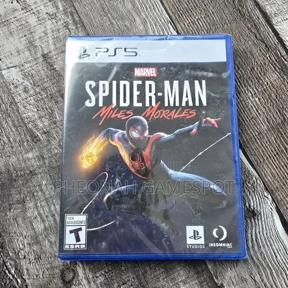 Spiderman Miles Game Cd for Ps5. This Game Disk Will Change Your Life