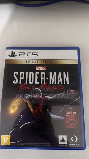 Spiderman Miles Game Cd for Ps5. Play This Game to Forget Your Worries