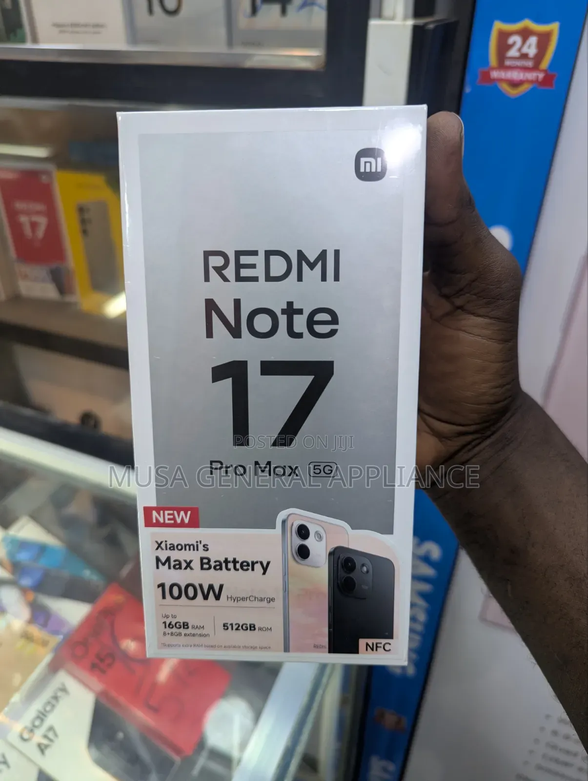 New Xiaomi Redmi Note 17 Pro Max 512 GB Black