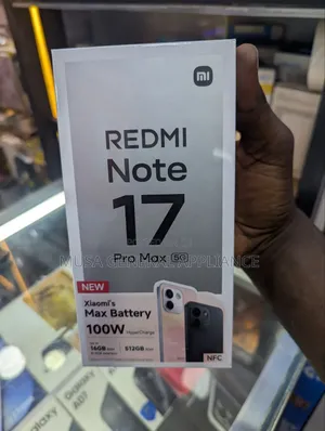 New Xiaomi Redmi Note 17 Pro Max 512 GB Black