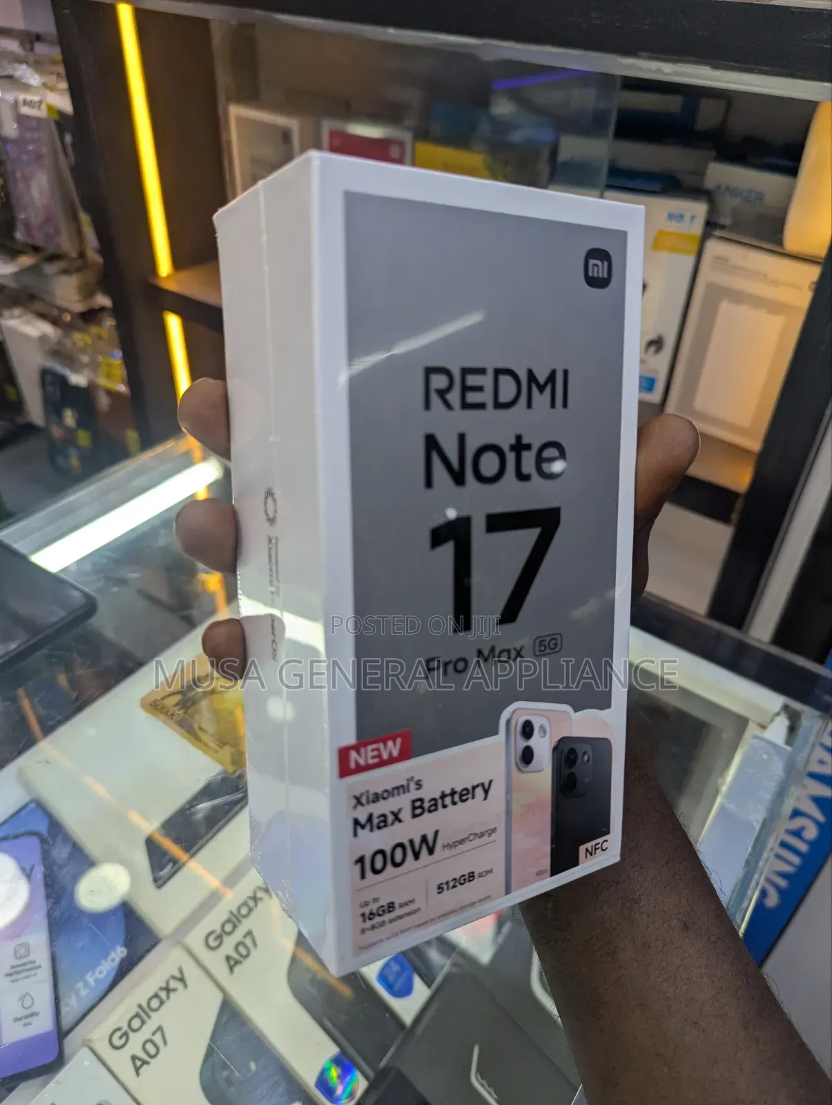 New Xiaomi Redmi Note 17 Pro Max 512 GB Black