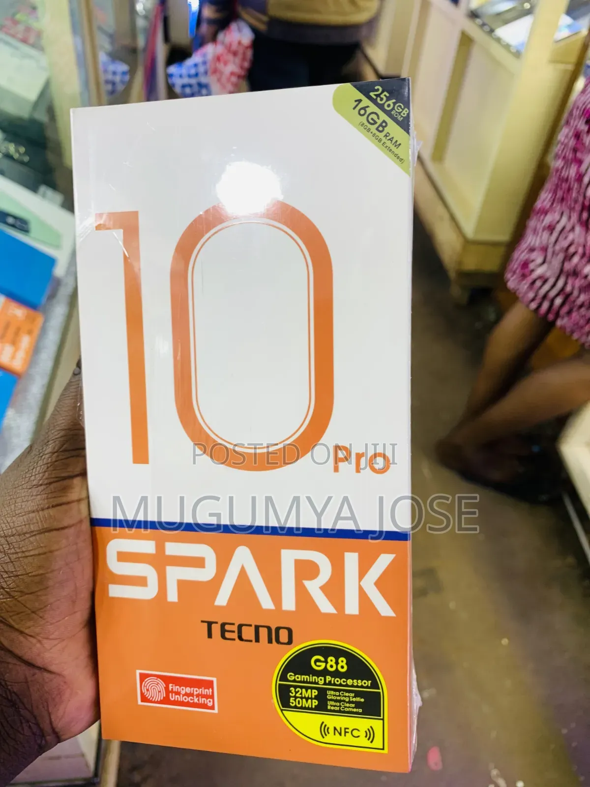 New Tecno Spark 10 Pro 256 GB Black